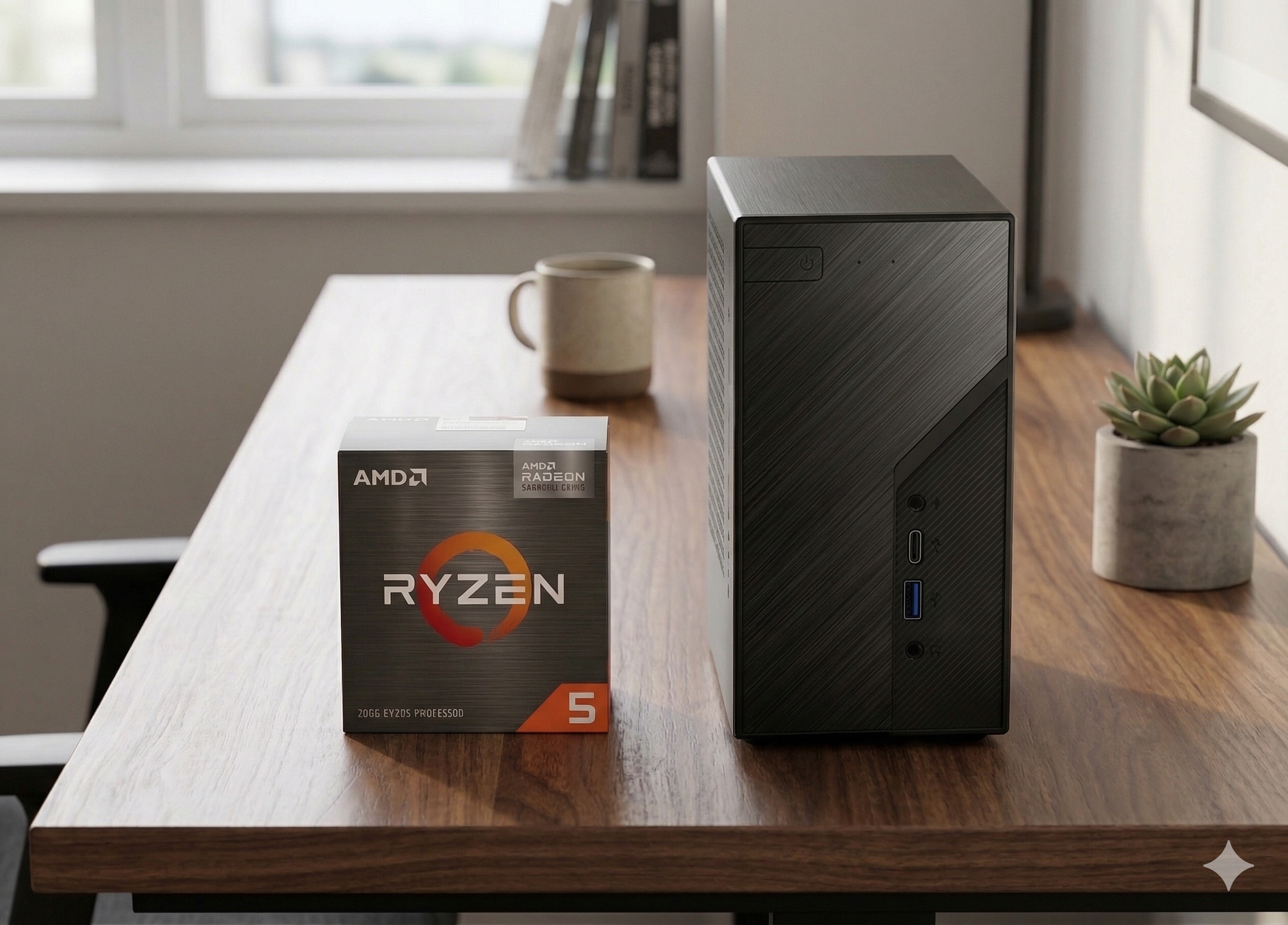 책상 위의 ClawBox — 작은 크기로 어디든 놓을 수 있습니다